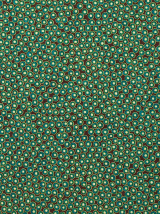 Fabric Alexander Henry Fabrics Africa by Alexander Henry - Kanga Dot in Lime and Chocolate