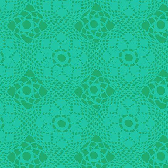 Fabric Andover Sun Print 2021 by Alison Glass - Crochet in Gulf