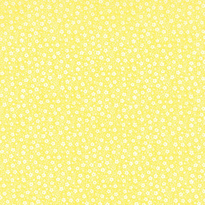 Fabric Moda Sew & Sew by Chloe's Closet - Floral Apron Strings in Lemon Drop