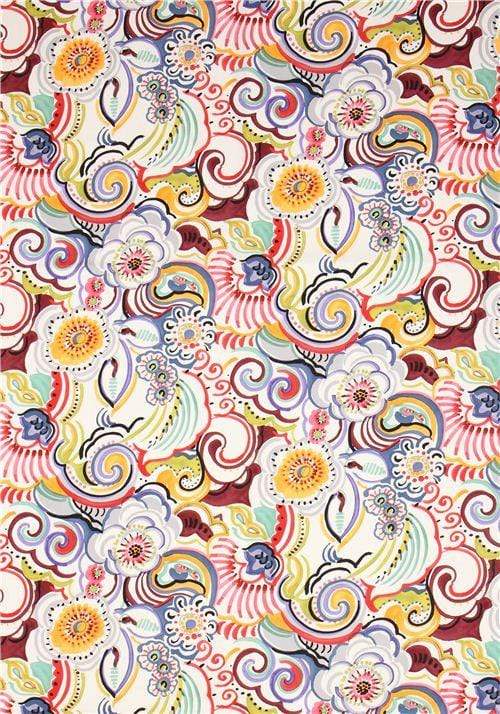 Fabric Alexander Henry Fabrics Folklorico by Alexander Henry - Talavera Swirl in Multi