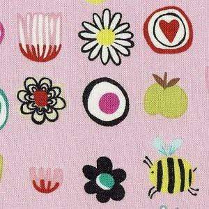 Fabric Alexander Henry Fabrics June Bug by Alexander Henry - June Blooms in Pink