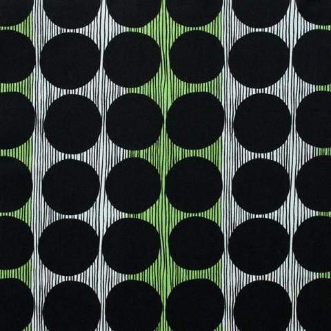 Fabric Alexander Henry Fabrics Prairie House by Alexander Henry - Robie in Black and Sage