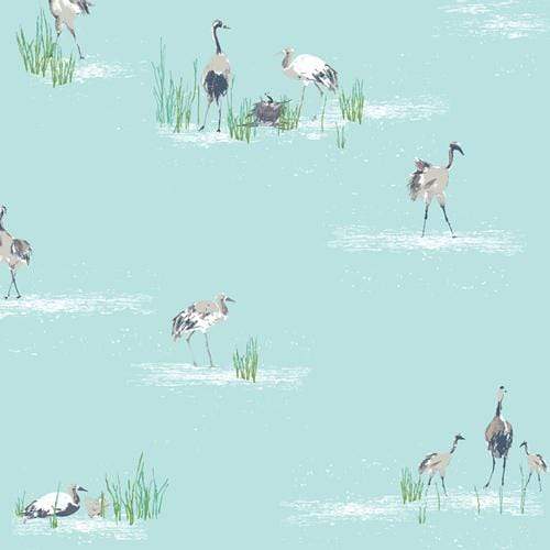Fabric Art Gallery Fabrics Floralish by Katarina Roccella - Wandering Cranes