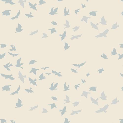 Fabric Art Gallery Fabrics Serenity Fusion - Aves Chatter