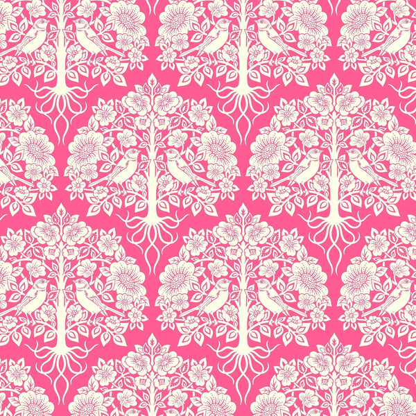 Fabric Figo Fabrics True Kisses by Heather Bailey - Aflutter in Pink