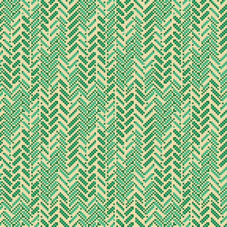 Fabric Figo Fabrics True Kisses by Heather Bailey - Small Talk in Green