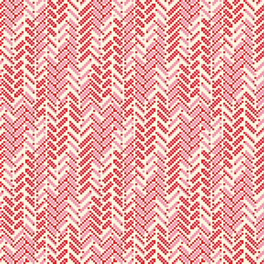 Fabric Figo Fabrics True Kisses by Heather Bailey - Small Talk in Red