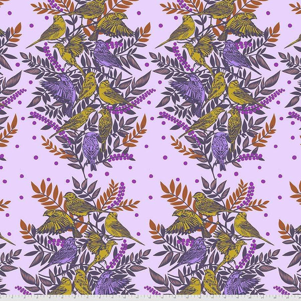 Fabric Free Spirit Bright Eyes by Anna Maria Horner - Visitation in Lilac
