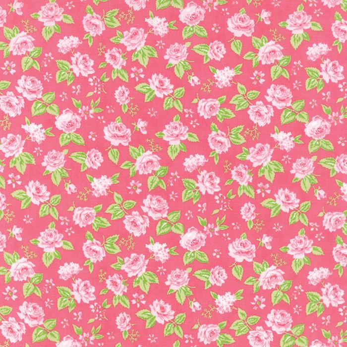 Fabric Moda Sew & Sew by Chloe's Closet - Floral Garden in Strawberry