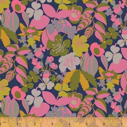 Fabric Windham Fabrics Solstice by Sally Kelly - Camellia in Pink
