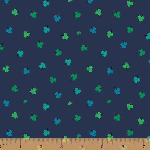 Fabric Windham Fabrics Solstice by Sally Kelly - Clover in Dark