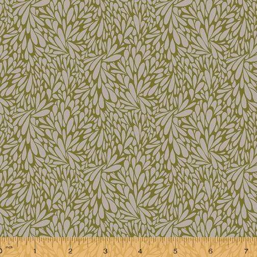 Fabric Windham Fabrics Solstice by Sally Kelly - Leafy in Olive