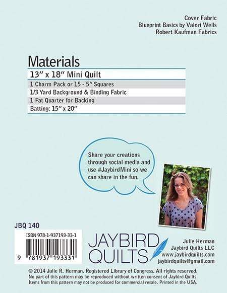 Pattern Jaybird Quilts Jaybird Quilts - Mini Radio Way
